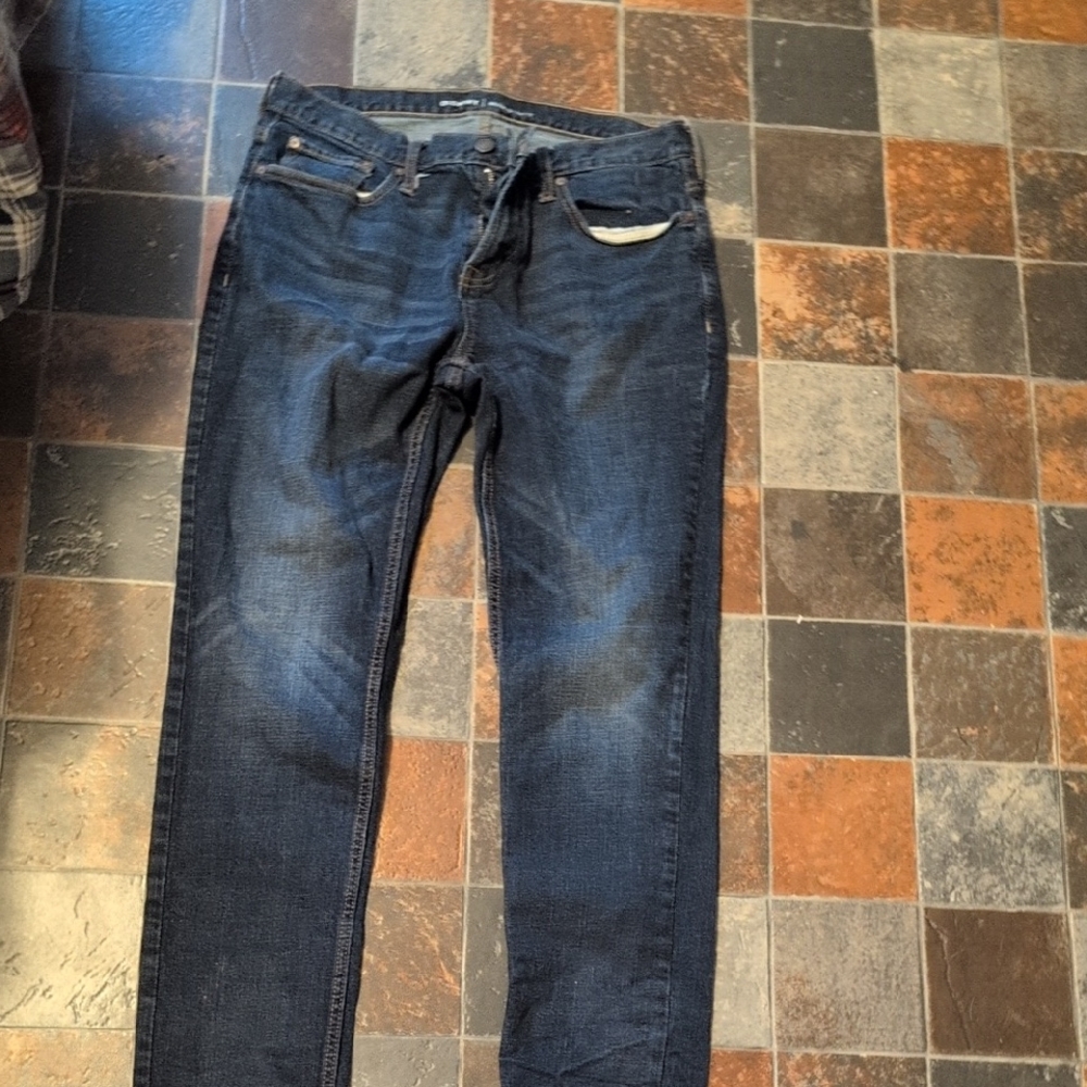 Old Navy Men's Dark Blue Slim Jeans